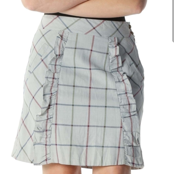 Anthropologie Dresses & Skirts - Anthropologie Edme & Esyllte Plaid A-Line Skirt 12P